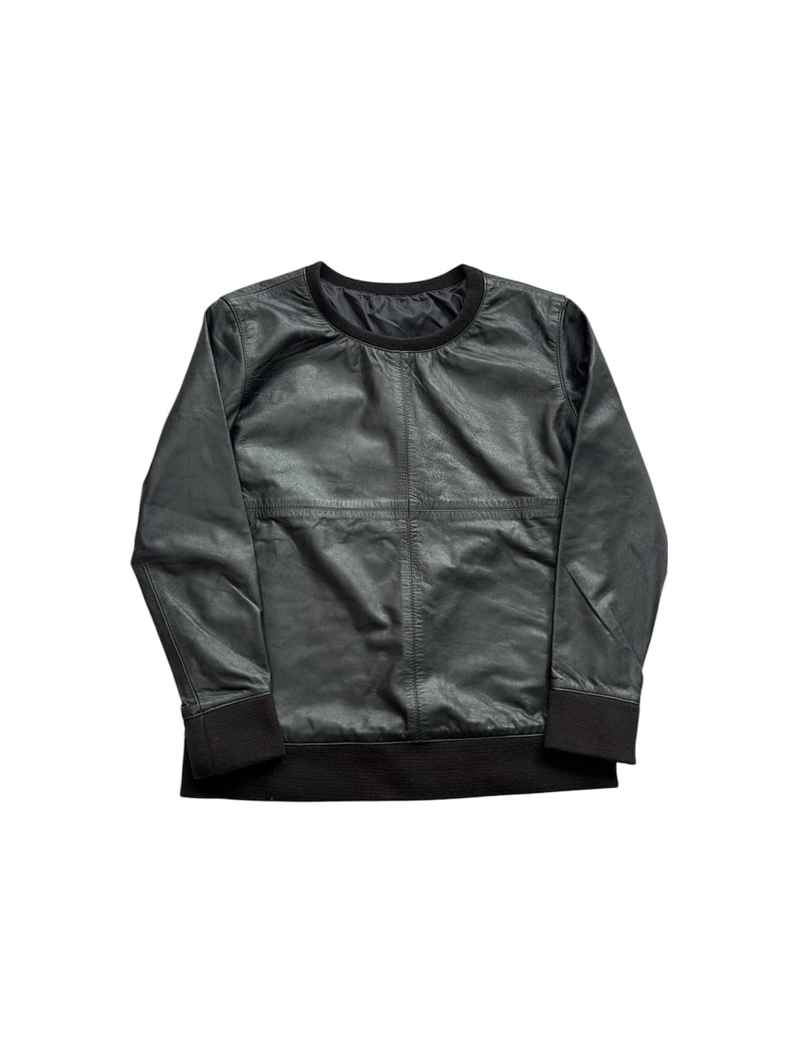 Canadian Vegan Leather Sweat 상품이미지1