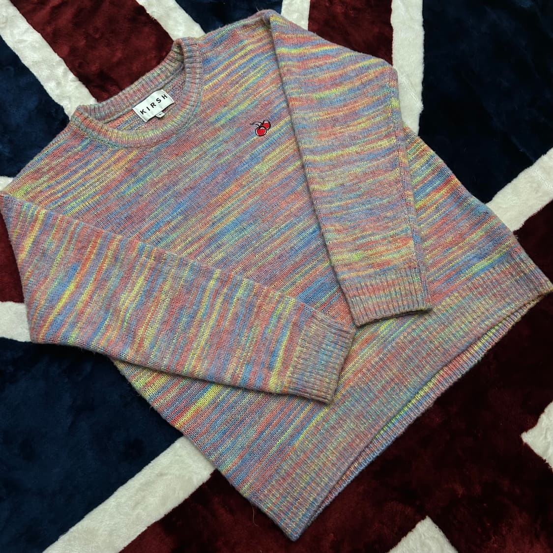 [1]키르시 스몰로고 다잉 니트 상품이미지2