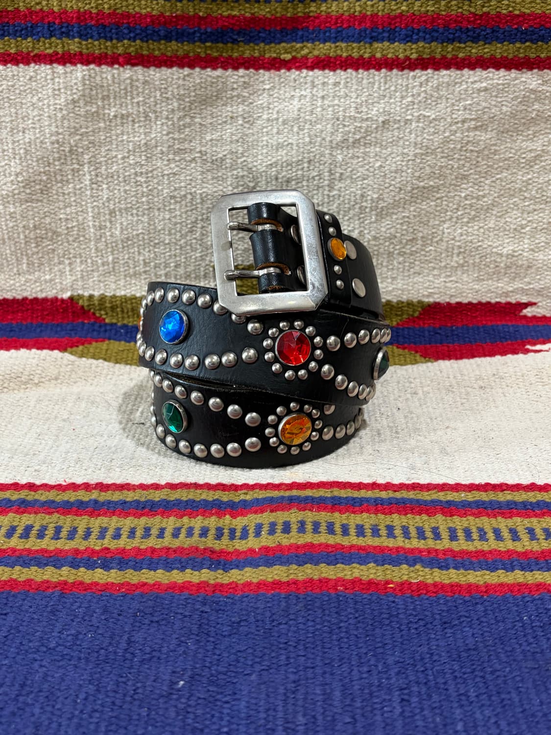 제팬 빈티지 핸드메이드 스터드 개리슨 벨트 상품이미지1