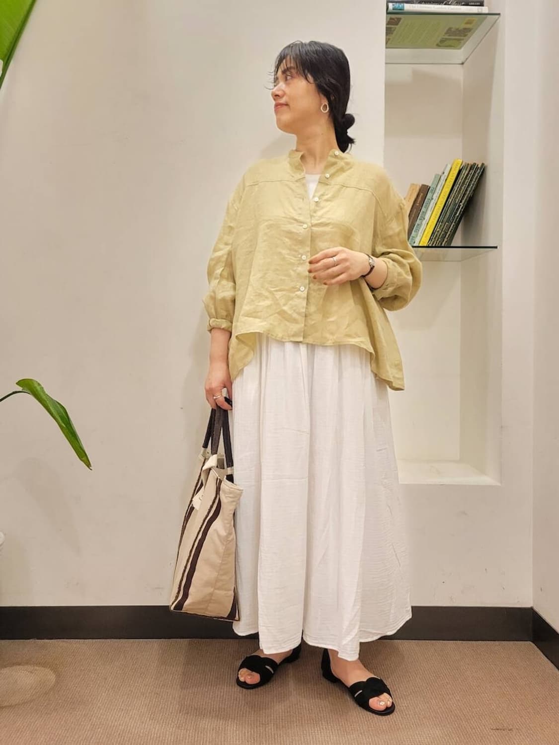 어반리서치 화이트 스커트 상품이미지1