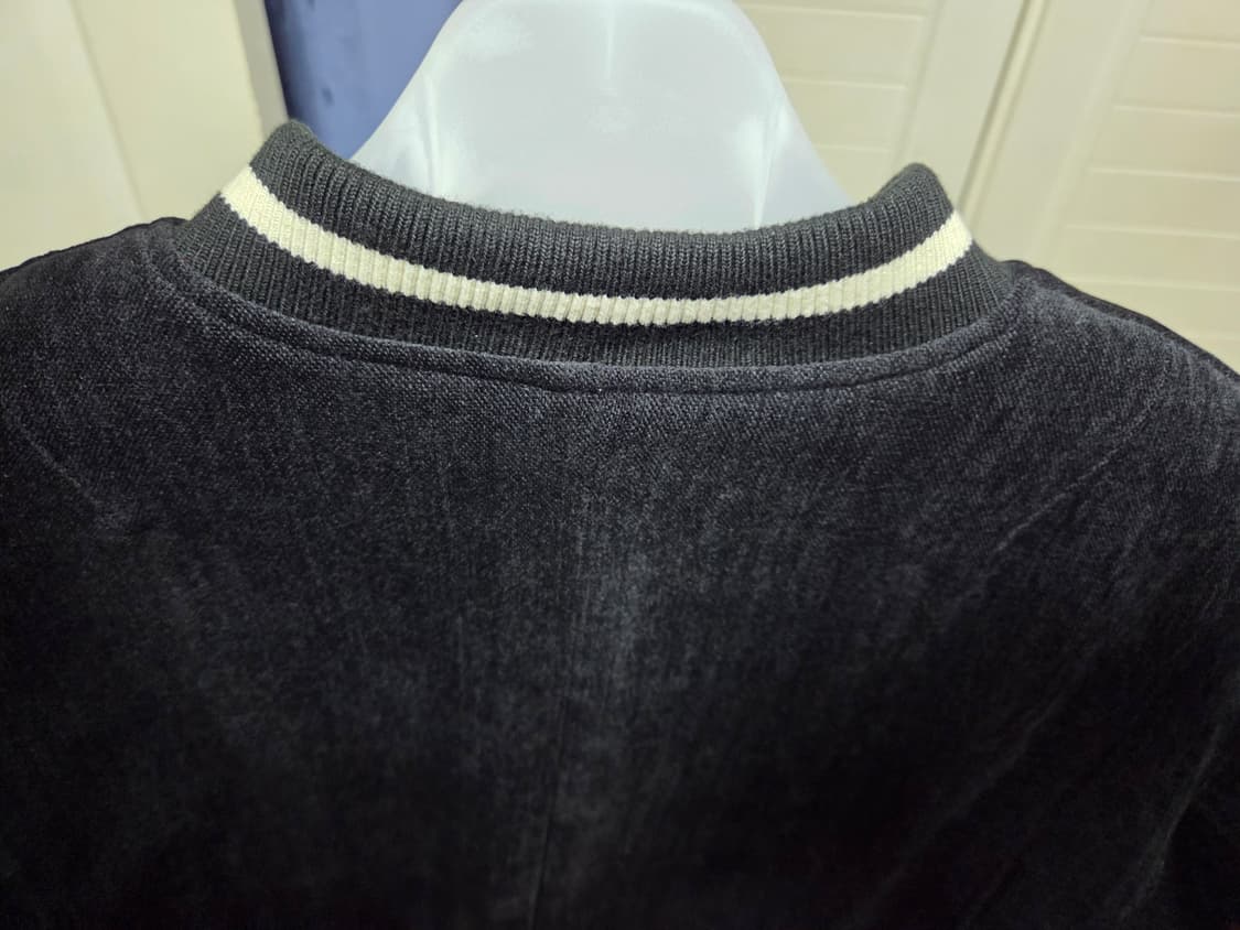 이에이 벨벳 봄버 집업 자켓 L 상품이미지5