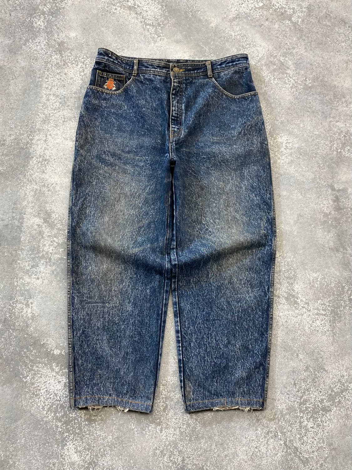 [34] 90s Jordache 조다쉬 스톤 워시드 배기핏 데님팬츠 상품이미지1