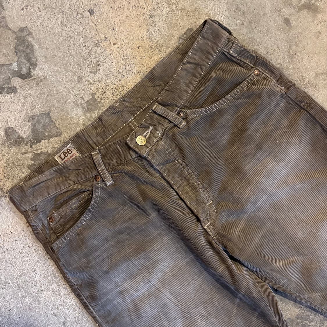 일본 리 코듀로이 부츠컷 상품이미지6