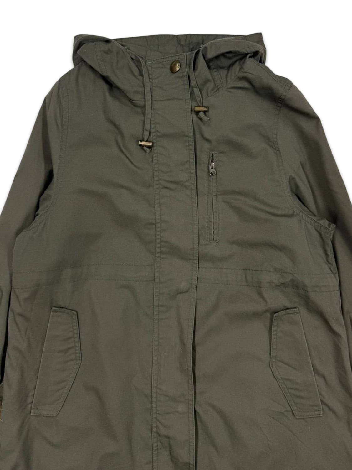 빈티지 JEANASIS 카키 퍼 기모 야상 상품이미지3