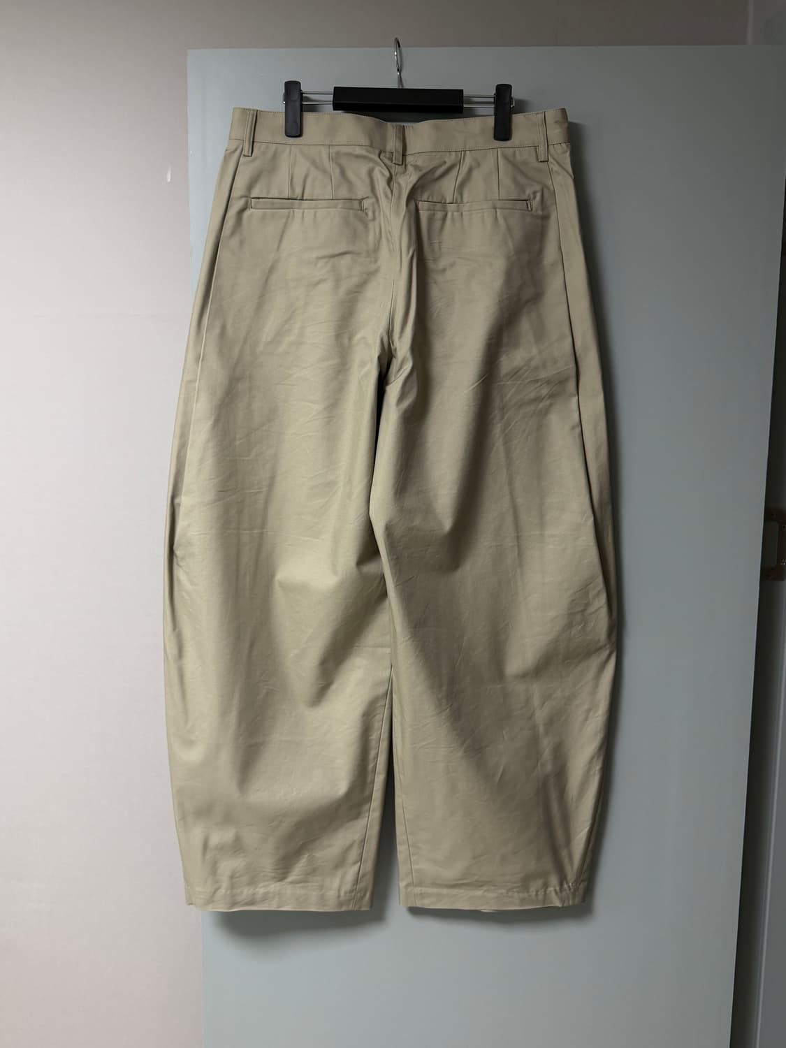 (새상품) 엘무드 - 팟 커브드 코튼 와이드 팬츠 상품이미지1