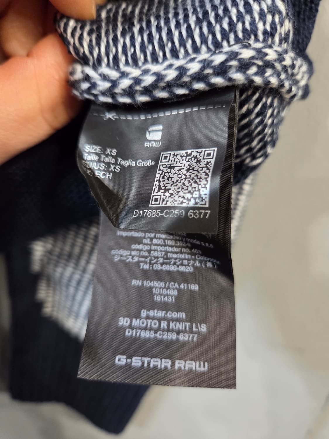 G-STAR RAW 3D MOTO R KNIT L/S 상품이미지6