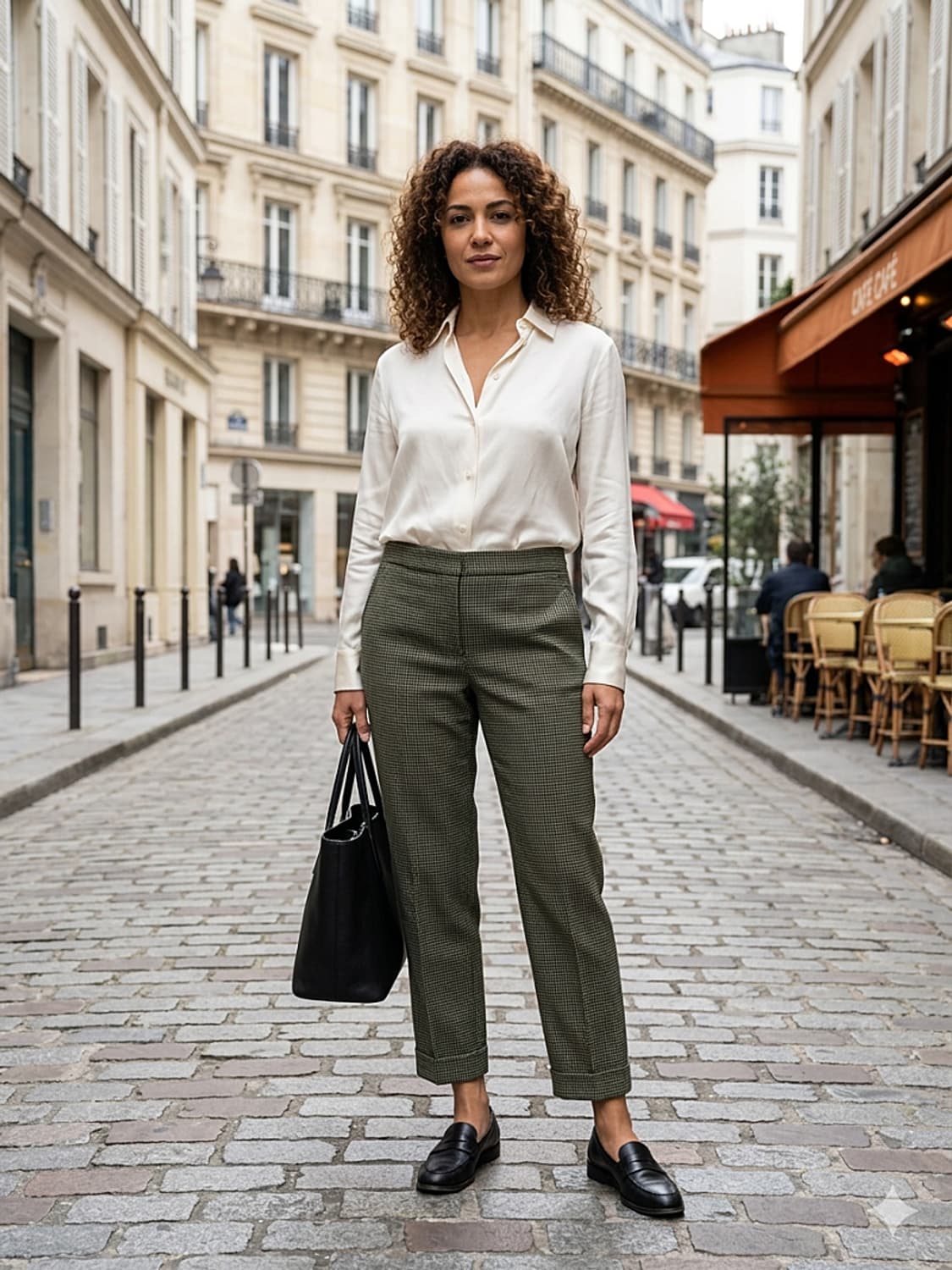 여) 루이비통 카키 울 슬랙스  상품이미지9