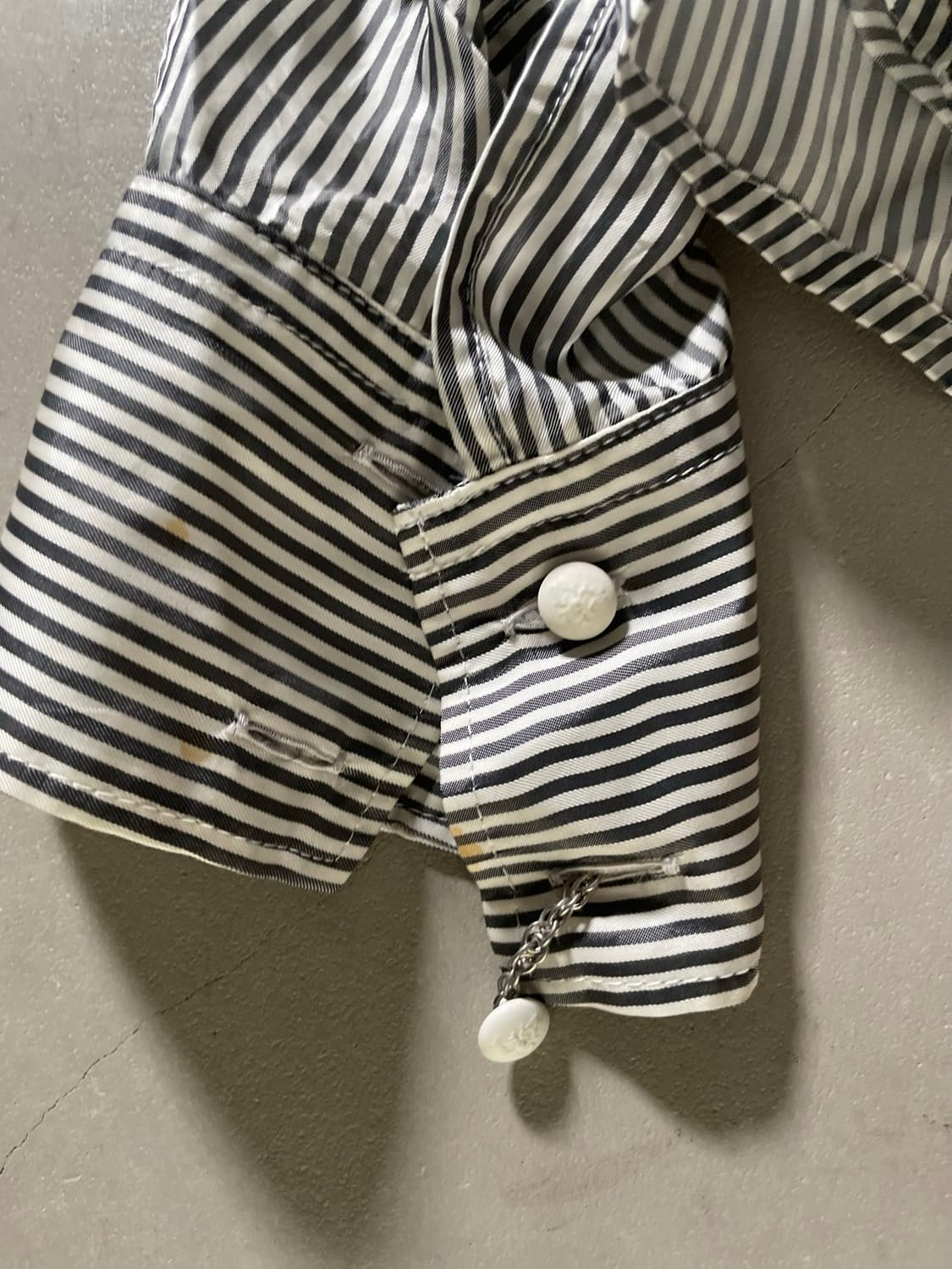 Bark Tannage  Stripe Chain Detail Shirt 상품이미지6
