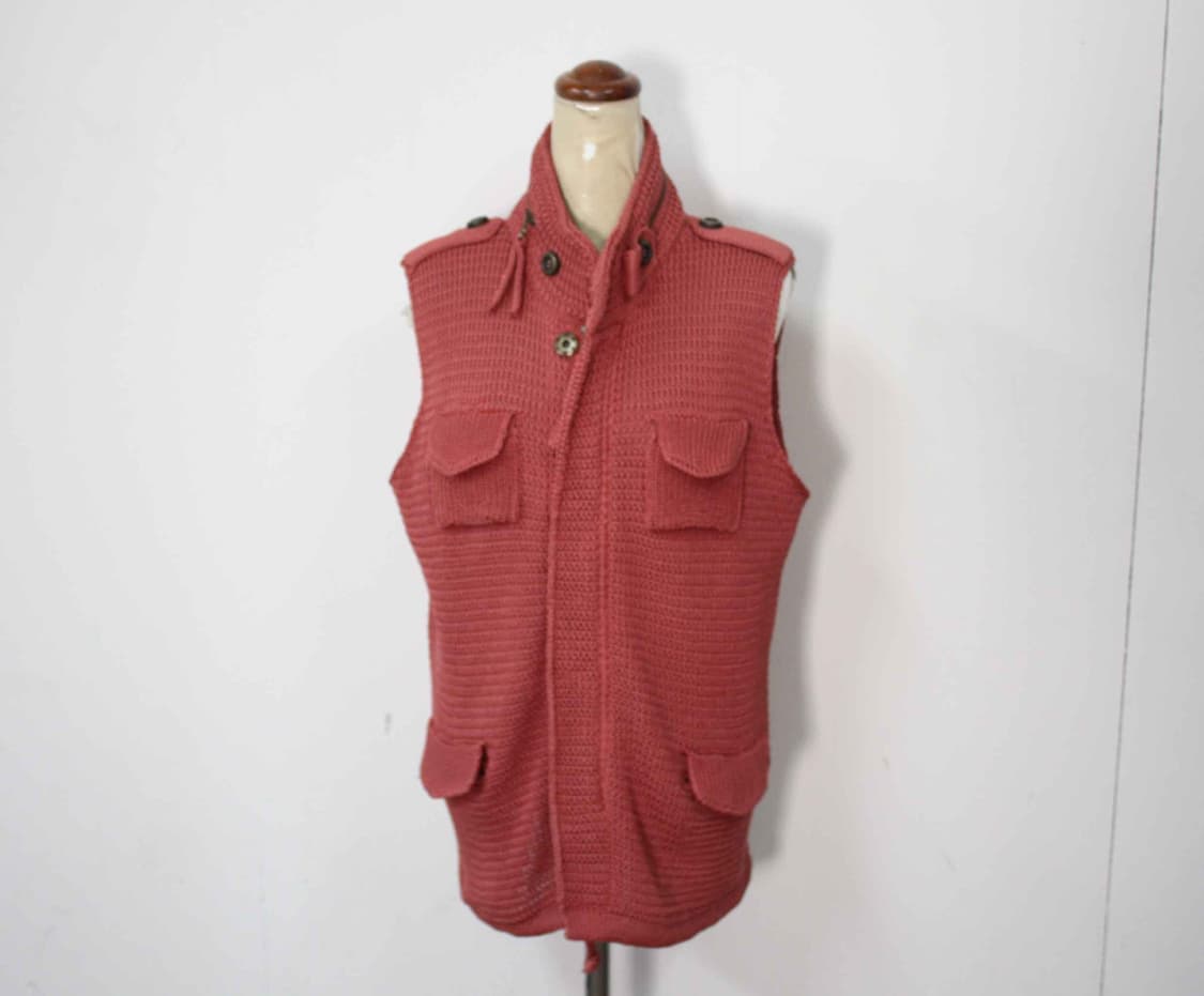 J-12111/바크 정품 여성용 니트 조끼 S 상품이미지1