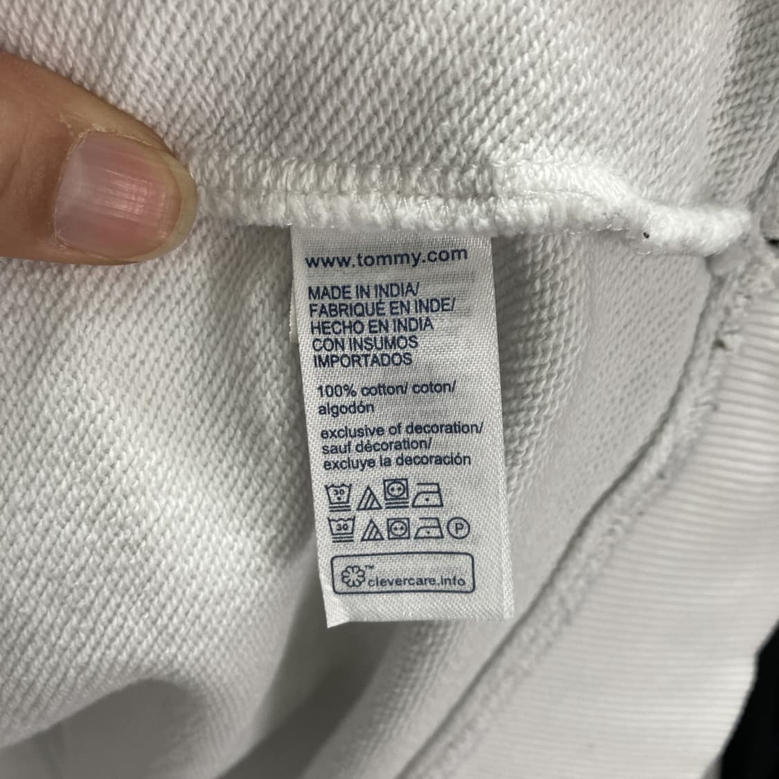 타미힐피거 2022 여성맨투맨티 화이트 95  상품이미지5
