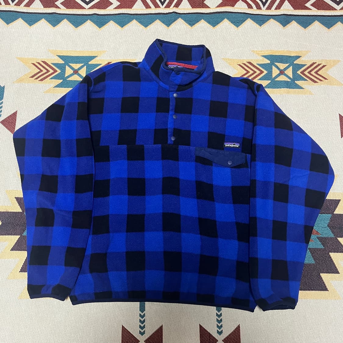 파타고니아 버팔로 체크 신칠라 스냅티 L 상품이미지1