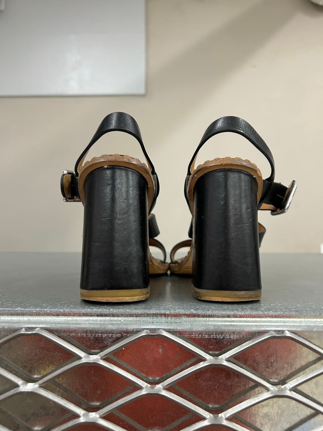 마크 제이콥스 블랙 레더 샌들 36 상품이미지3