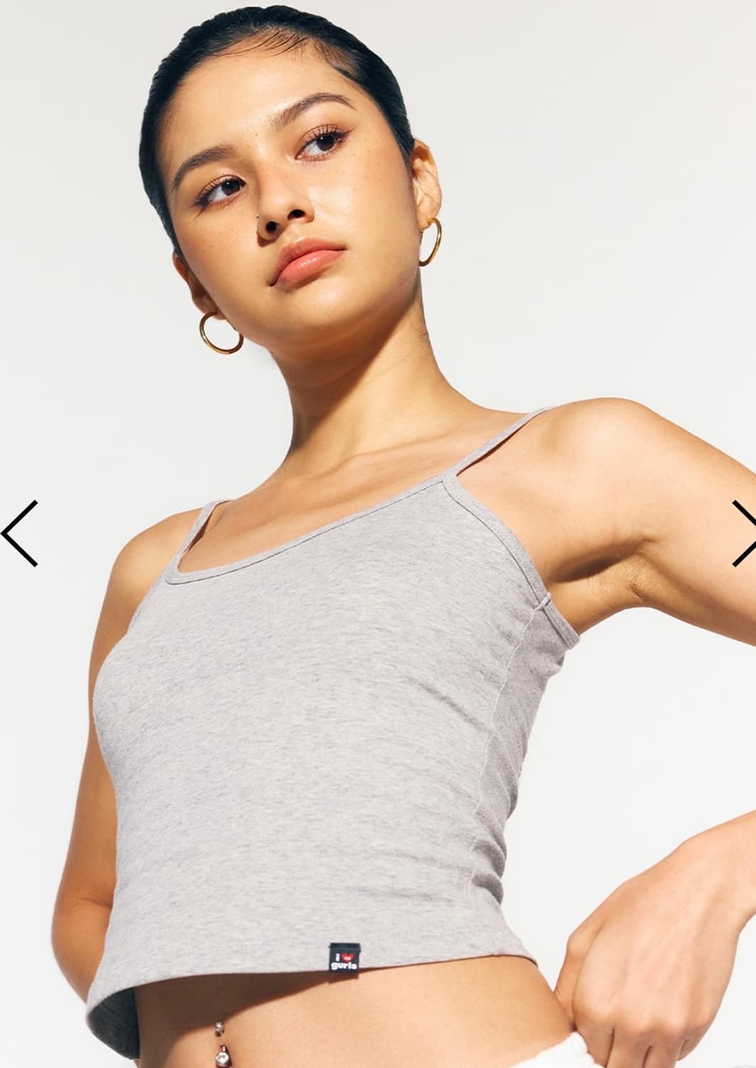 에즈이프캘리 걸스 베이직 슬리브리스 (그레이) 상품이미지1