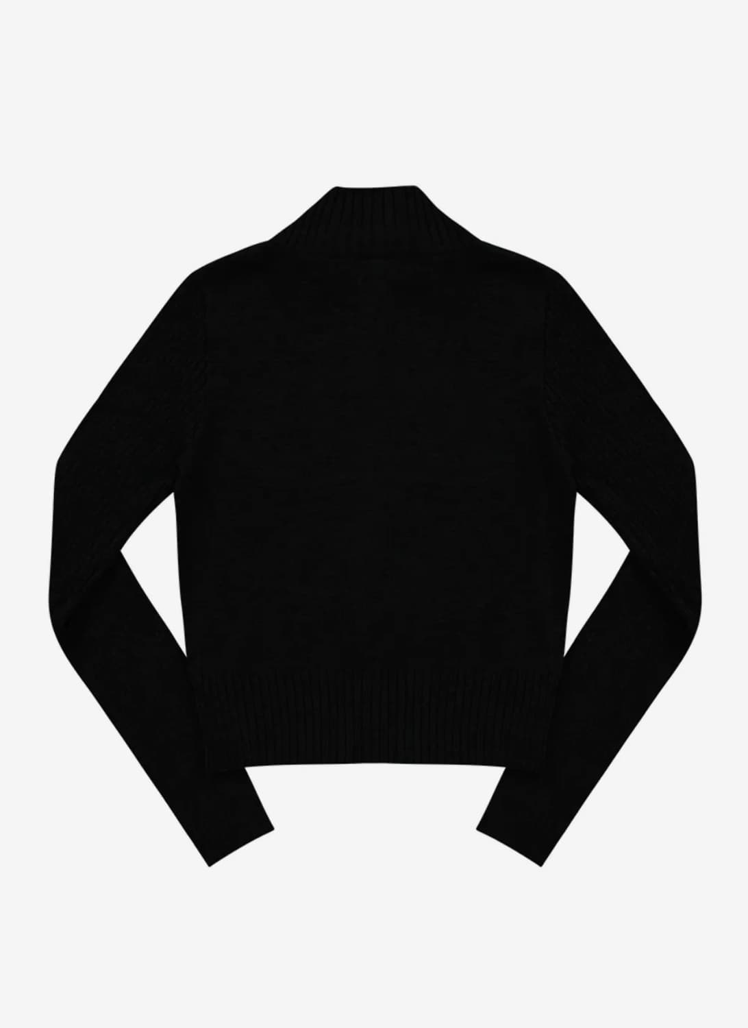 애즈온 니트 집업 블랙 MARON KNIT ZIP-UP / BLACK 상품이미지3