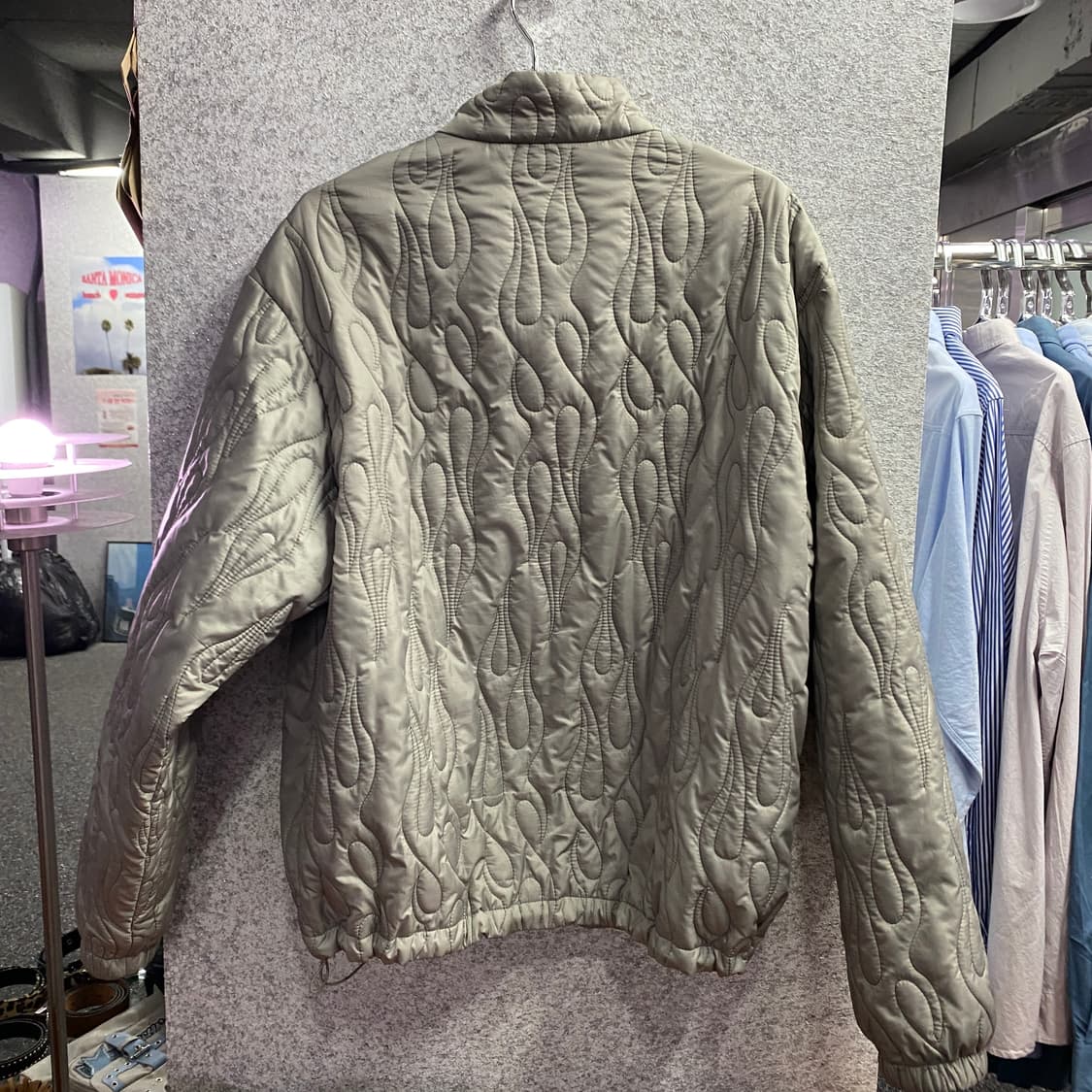 크리틱 퀄팅 스트링 애쉬 경량패딩 B3711 상품이미지4