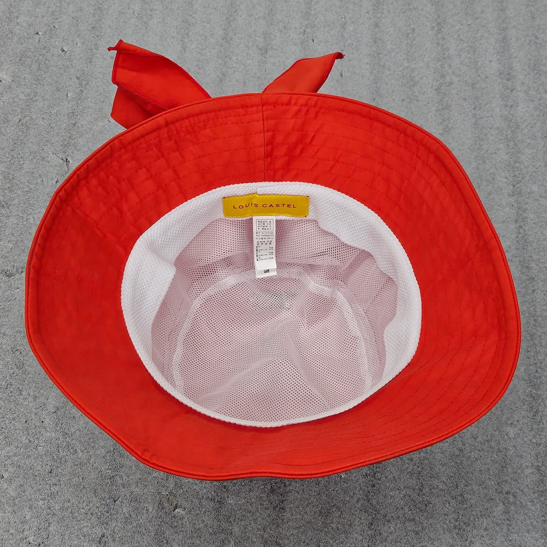 루이까스텔의 매력적인 오렌지색 버킷햇 상품이미지6