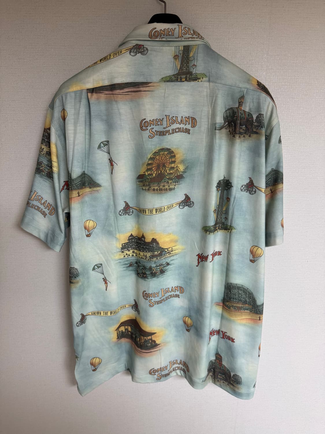 L RRL 폴로 랄프로렌 코니 아일랜드 프린트 캠프 셔츠 상품이미지5