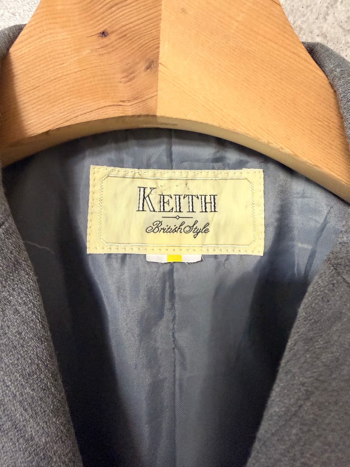 Keith 여성 그레이 블레이저 얇은 모 자켓 상품이미지2