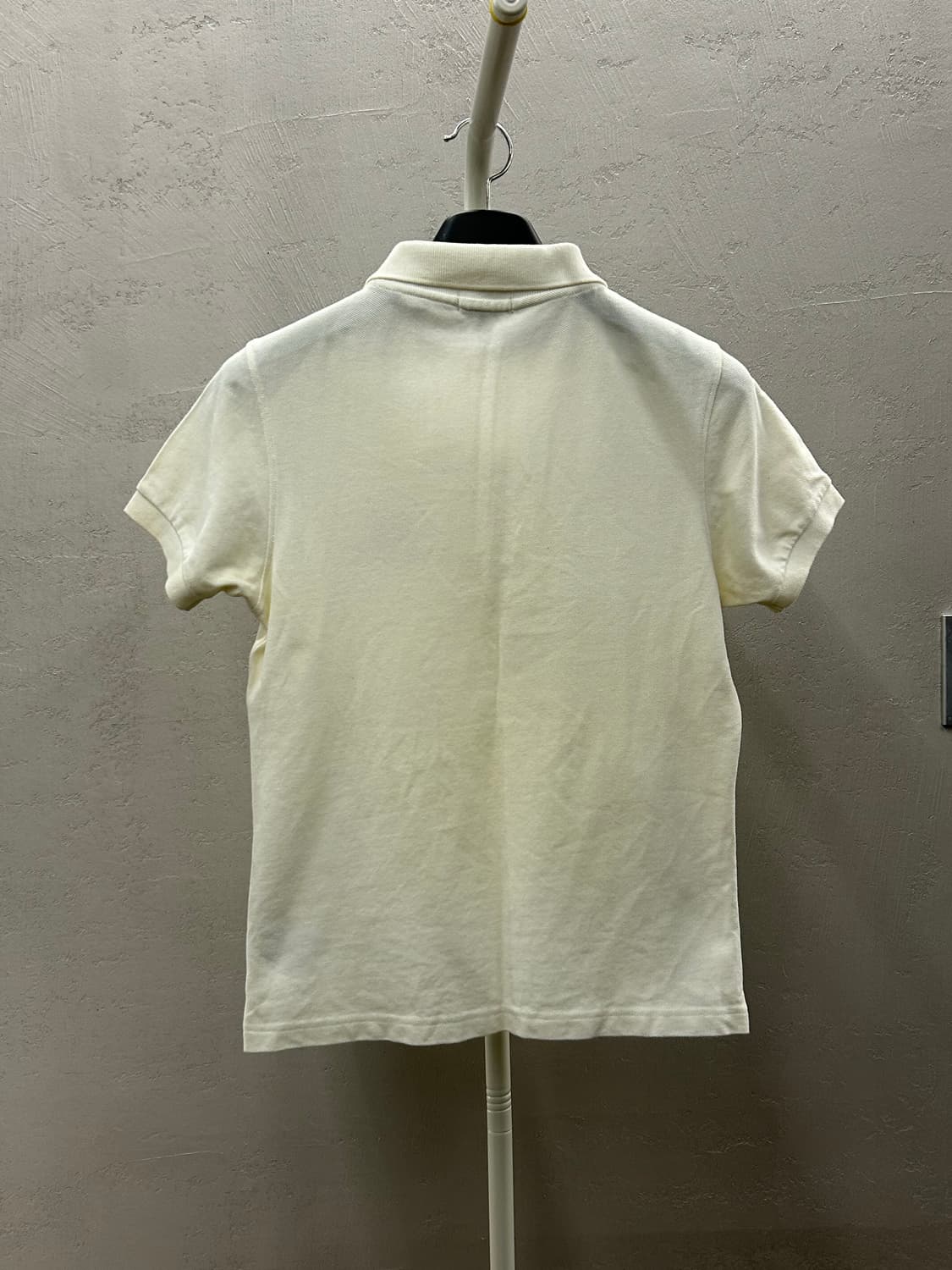 버버리 반팔 폴로티 아이보리 상품이미지3