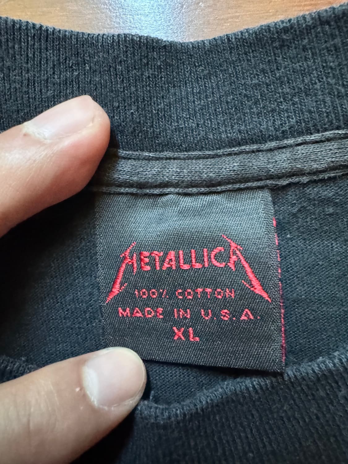 [XL] 90s Metallica 메탈리카 Black Album Tour 상품이미지3