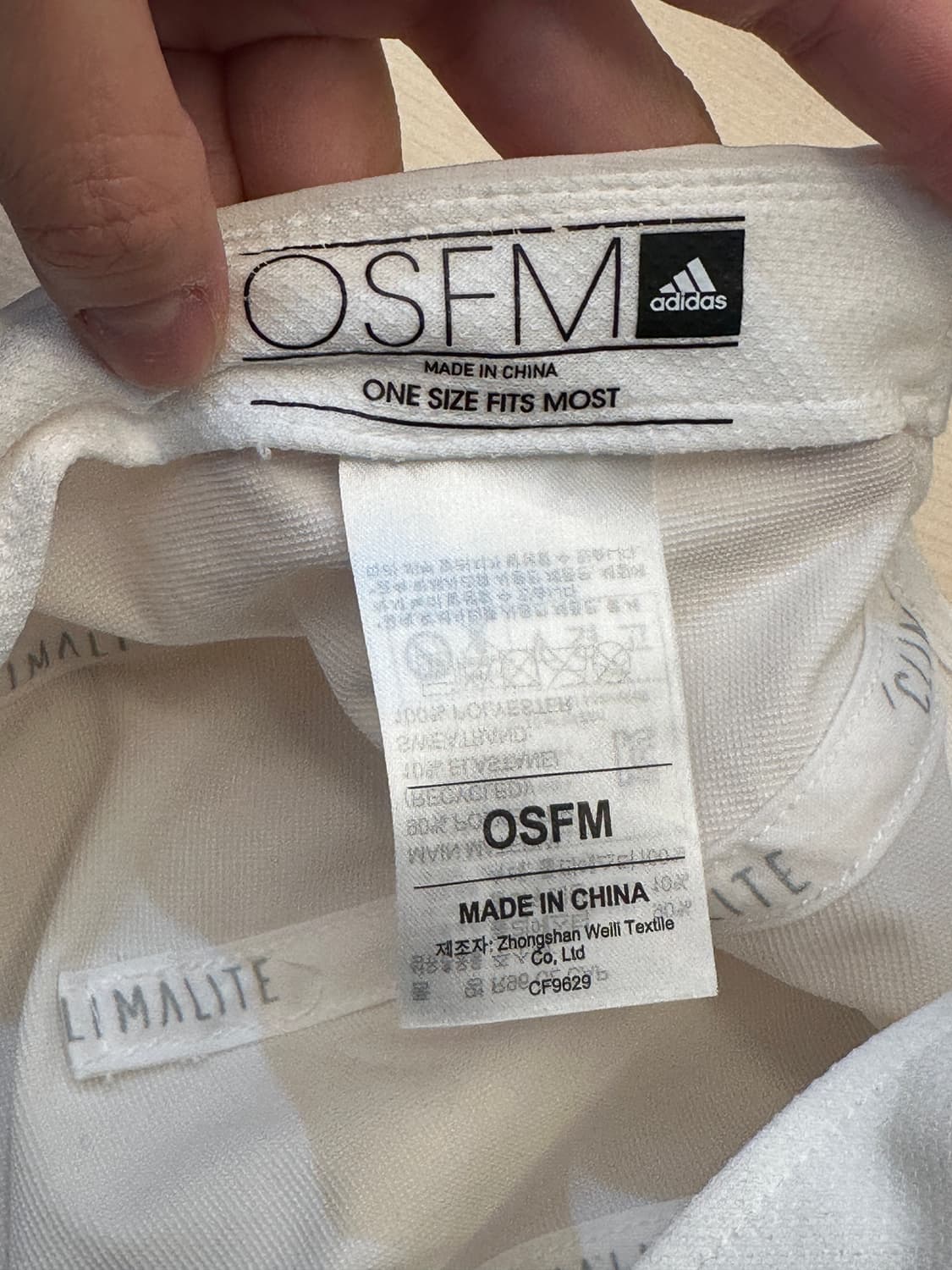 아디다스 화이트 볼캡 상품이미지4