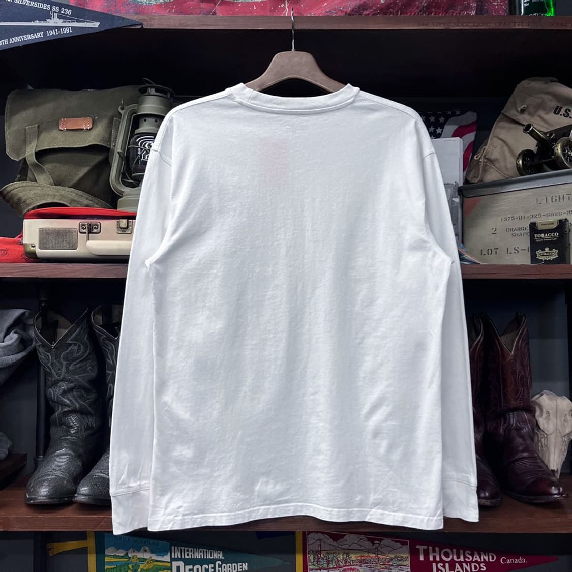 칼하트 WIP 스몰 로고 롱슬리브 워크 웨어 상품이미지2