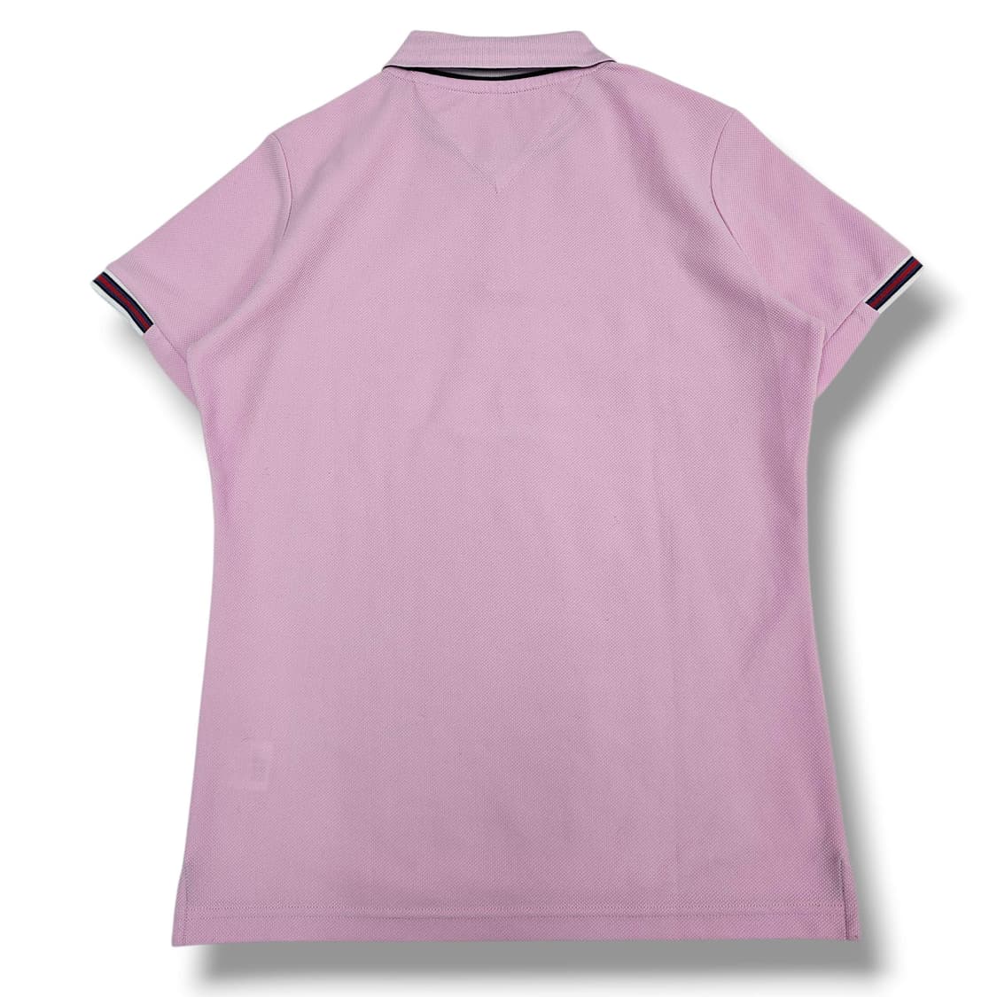 L TOMMY HILFIGER 타미힐피거 연핑크 반팔 카라 티셔츠 상품이미지5