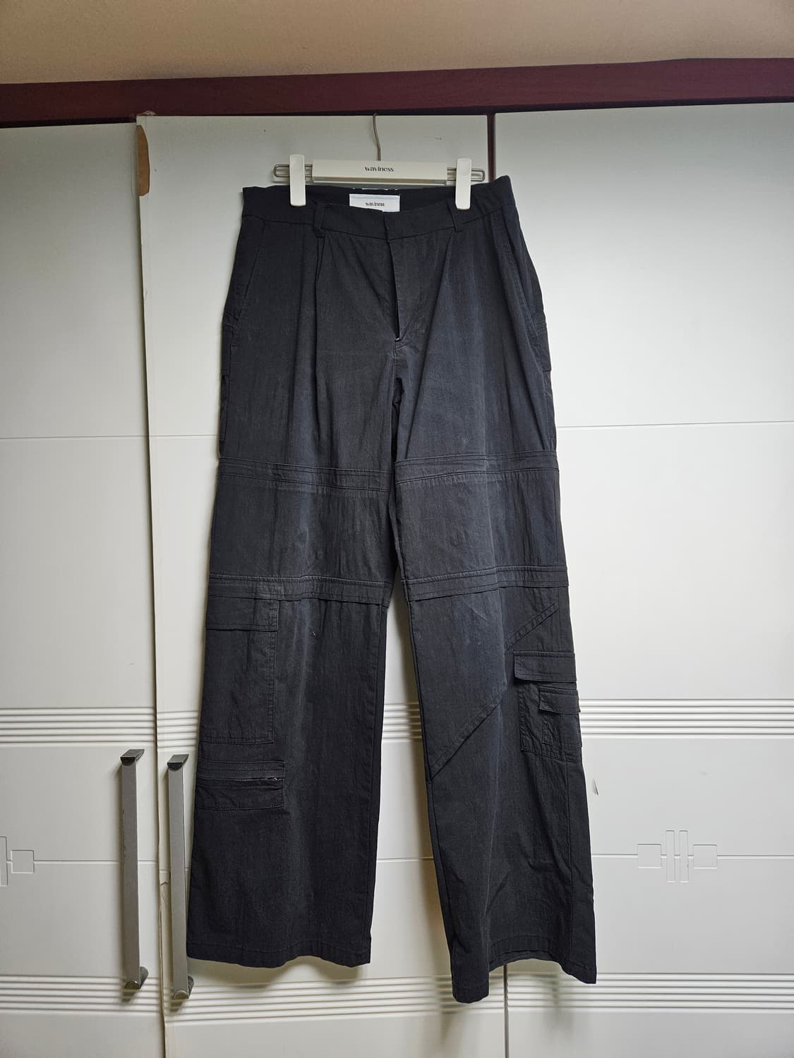 웨이비니스 카고 팬츠 블랙[2] 상품이미지3