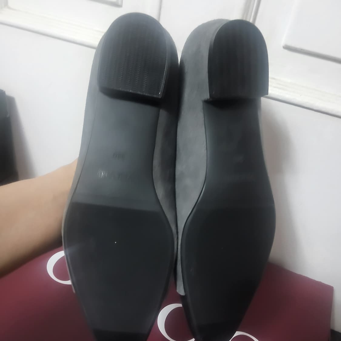 새상품 금강제화 스웨이드 가죽 여성 로퍼 펌프스 여자 240 상품이미지3