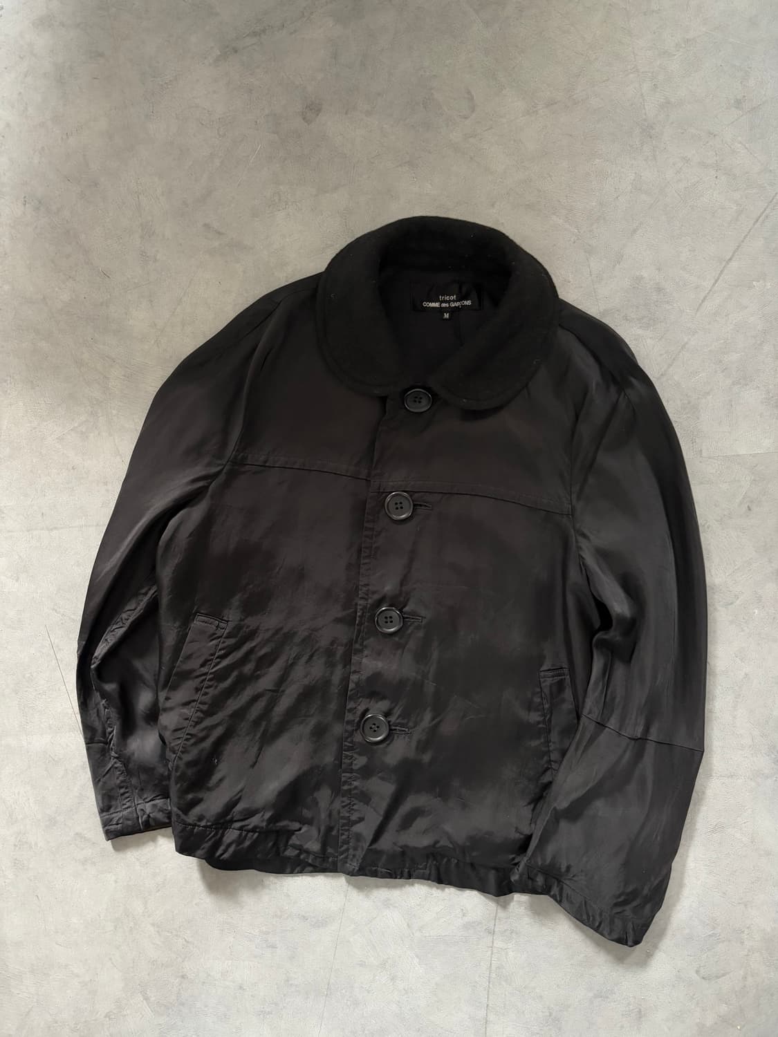 Comme des Garcons tricot 꼼데가르송 트리콧 블랙 자켓 상품이미지5
