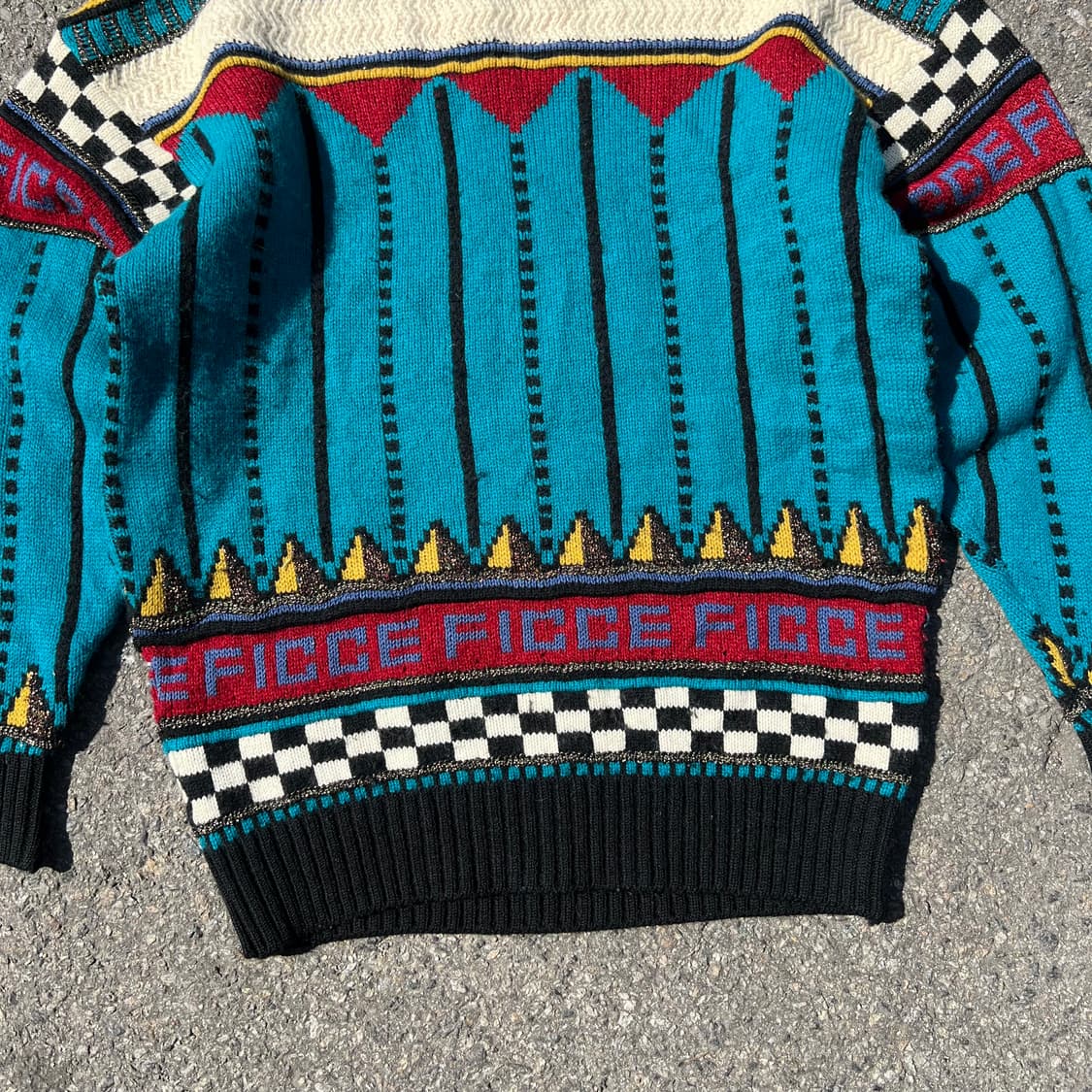 80’s Ficce 트로이 목마 니트 스웨터 상품이미지7