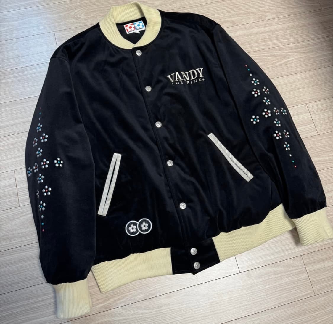 [L] Vandy the pink 벨벳 자켓 상품이미지1