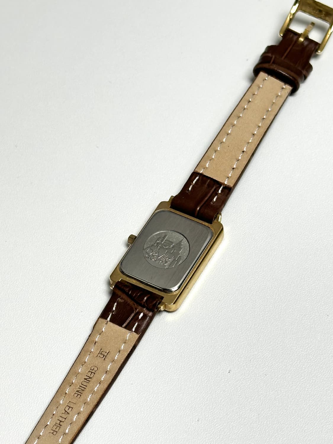 오메가 드빌 사각 골드 플레이트 쿼츠 시계 상품이미지9