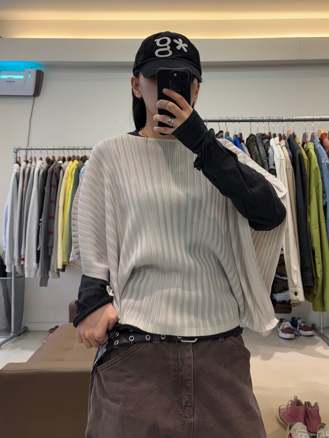 이세이미야케 플리츠플리즈 판초 탑 상품이미지7