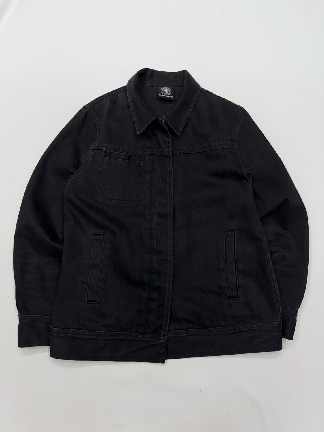 DKNY 트러커 흑청 포켓 데님 자켓 상품이미지3