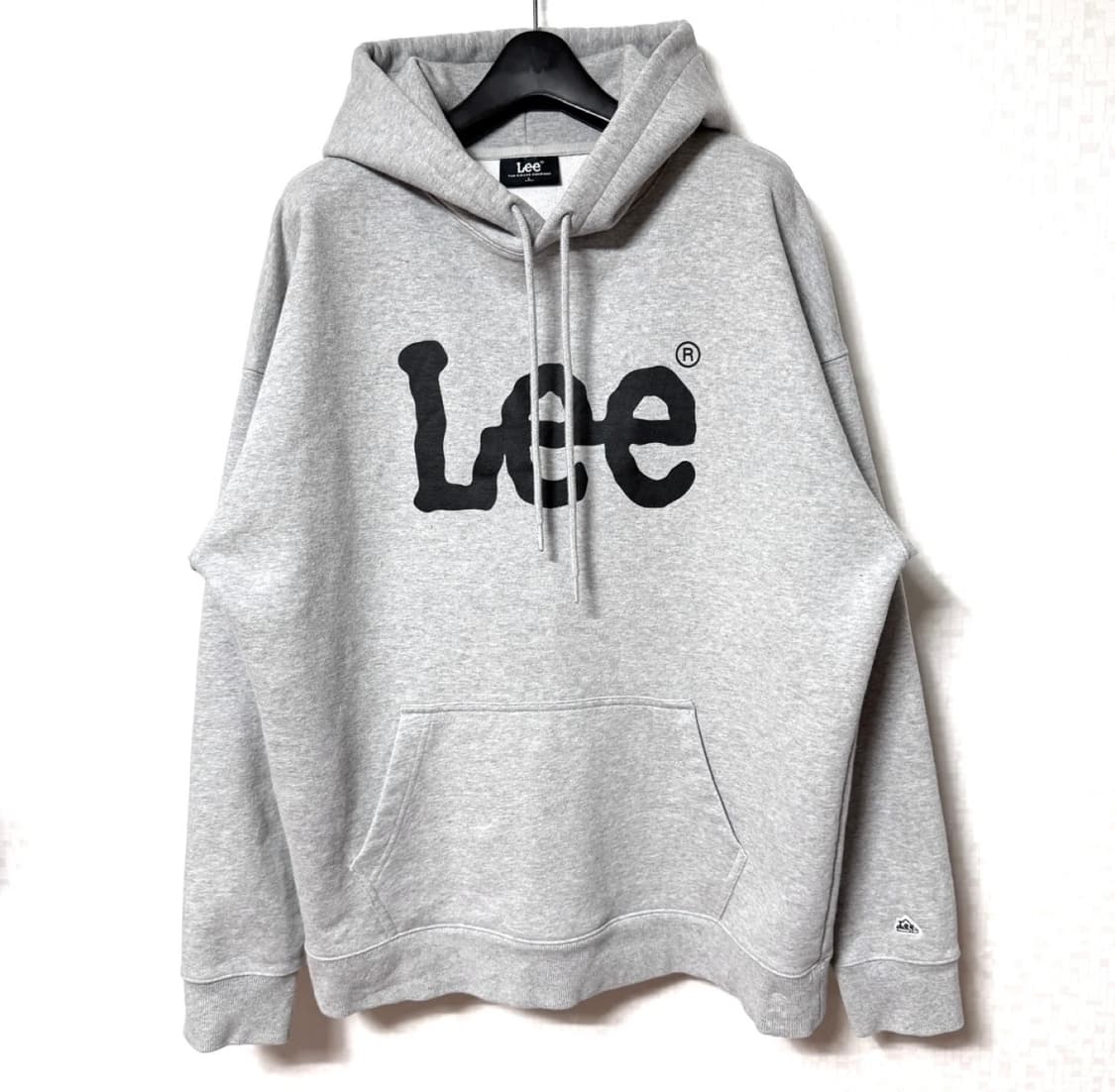 🩶학생템🩶Lee 빅로고 그레이 후드티🩶 상품이미지1