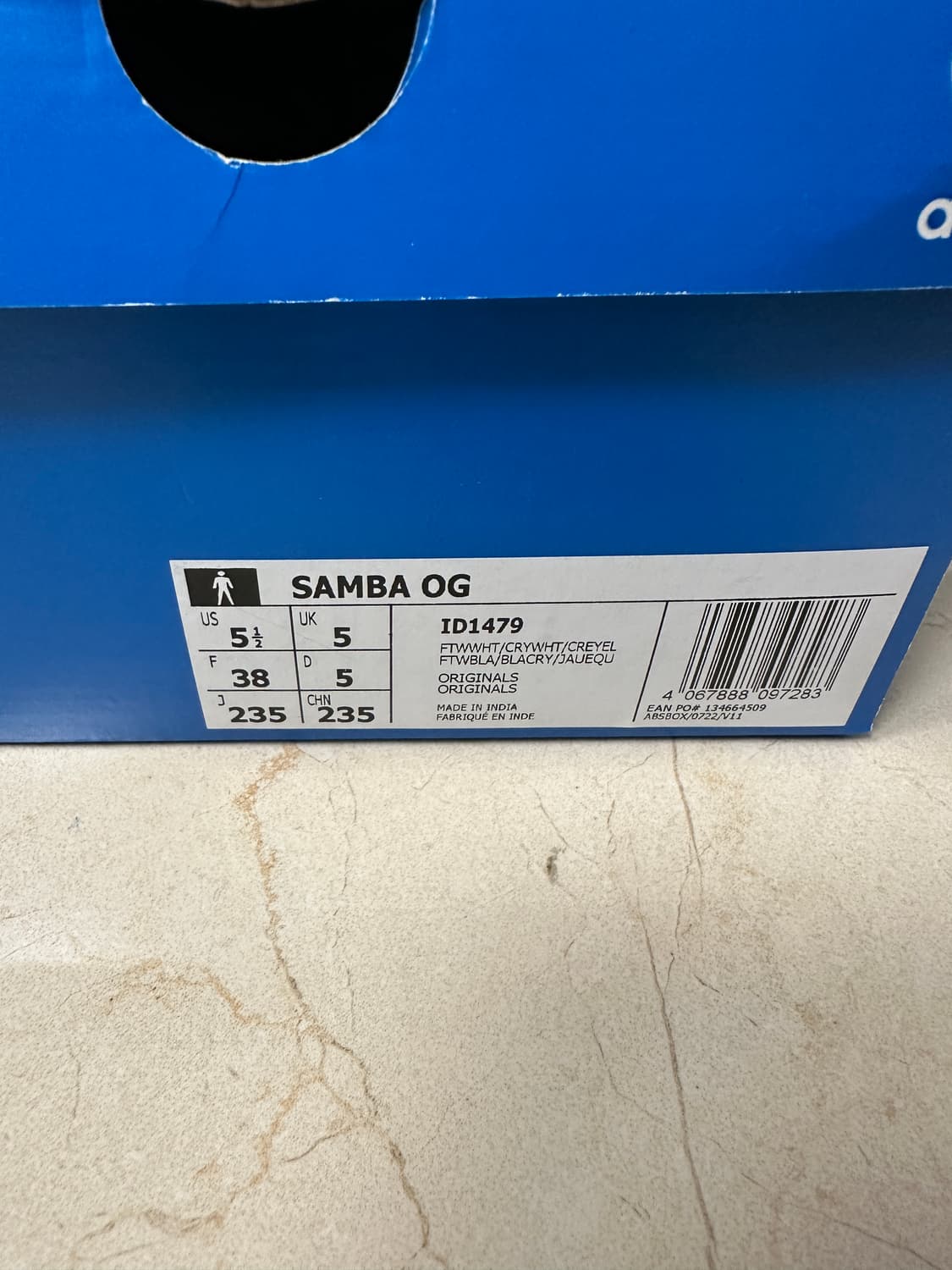 아디다스 삼바 옐로우 스니커즈 235  상품이미지9