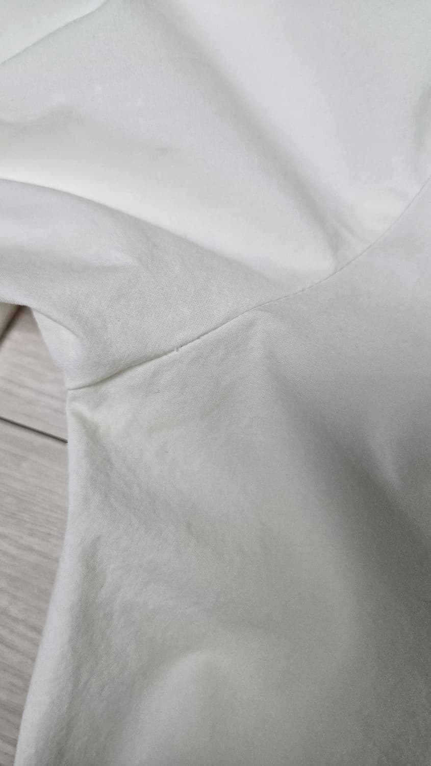 틸아이다이 배색카라 블라우스 상품이미지8