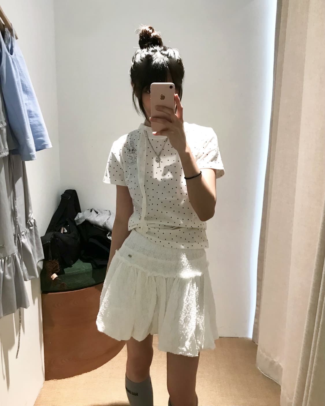 더뮤지엄비지터 크롭탑 상품이미지2