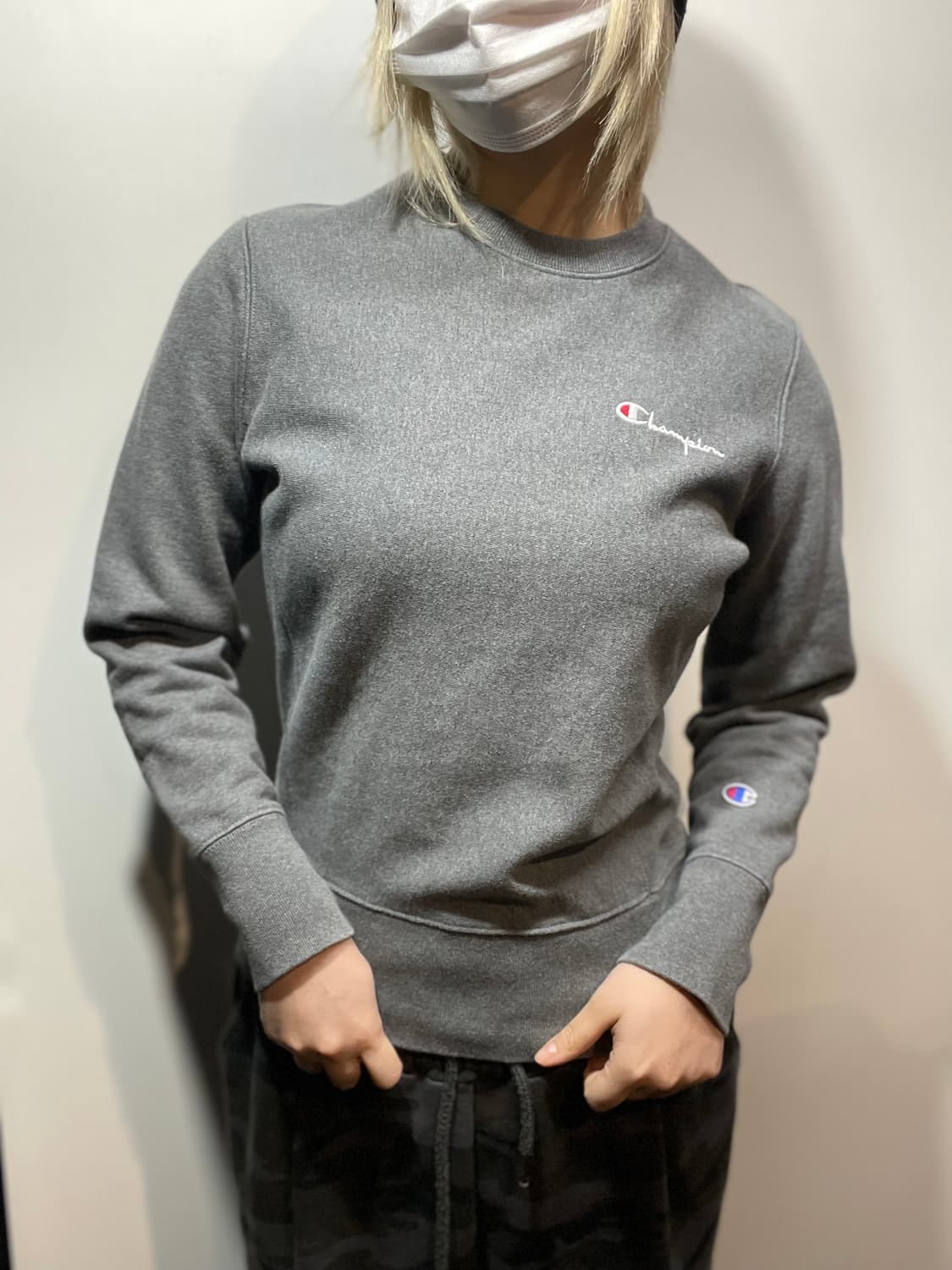 챔피온 맨투맨 그레이 상품이미지1