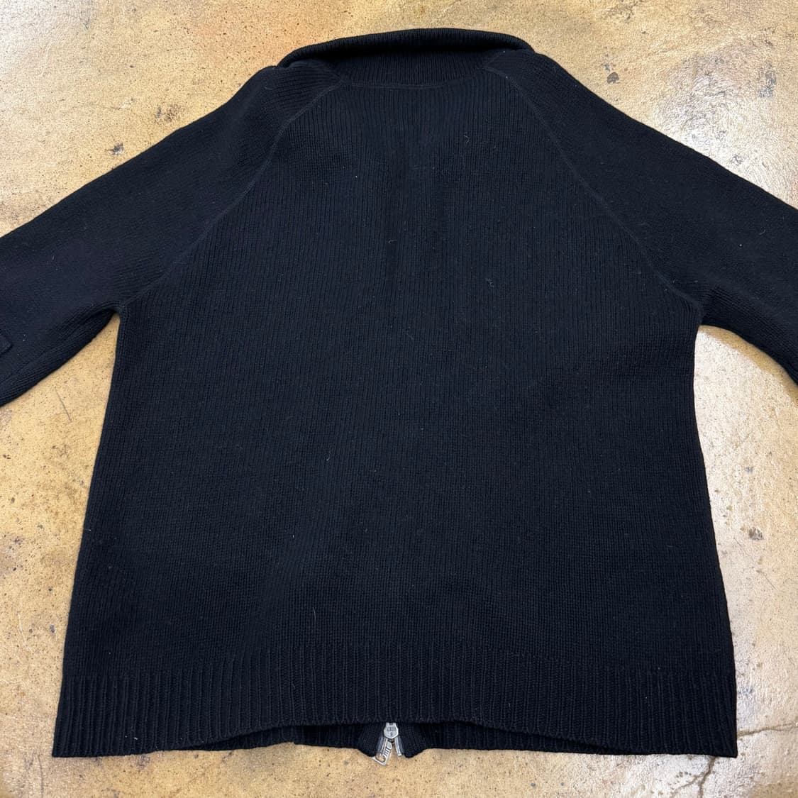 블랙 폴로 진스 니트집업  상품이미지4