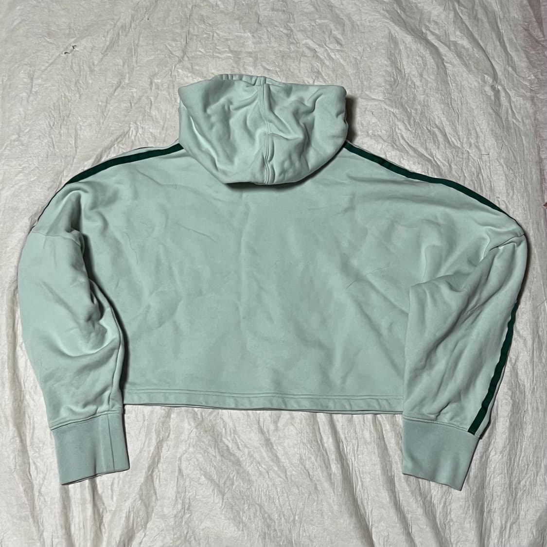 아디다스 크롭 후드티 민트그린 S 상품이미지5