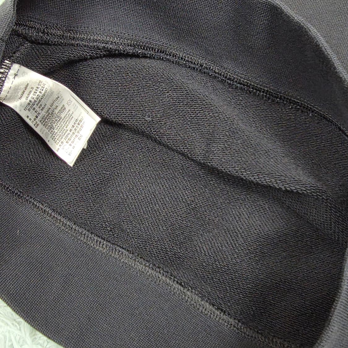 아디다스 여성 크롭 맨투맨 블랙 XS 상품이미지9