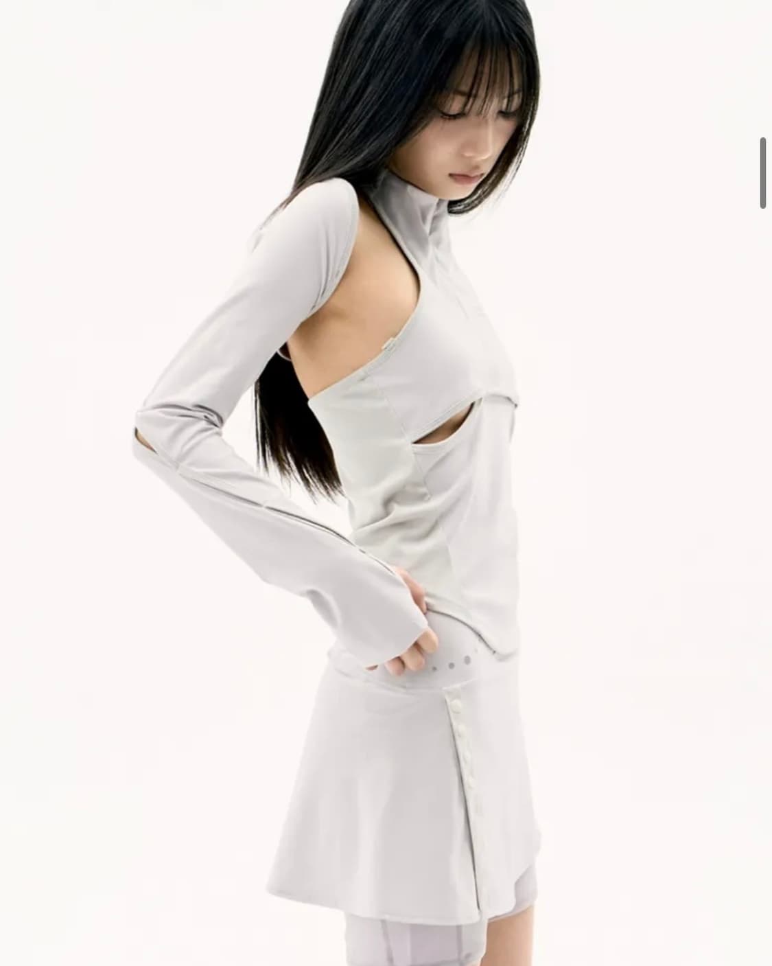 Detachable Bolero Halter T / Warm Grey 상품이미지1