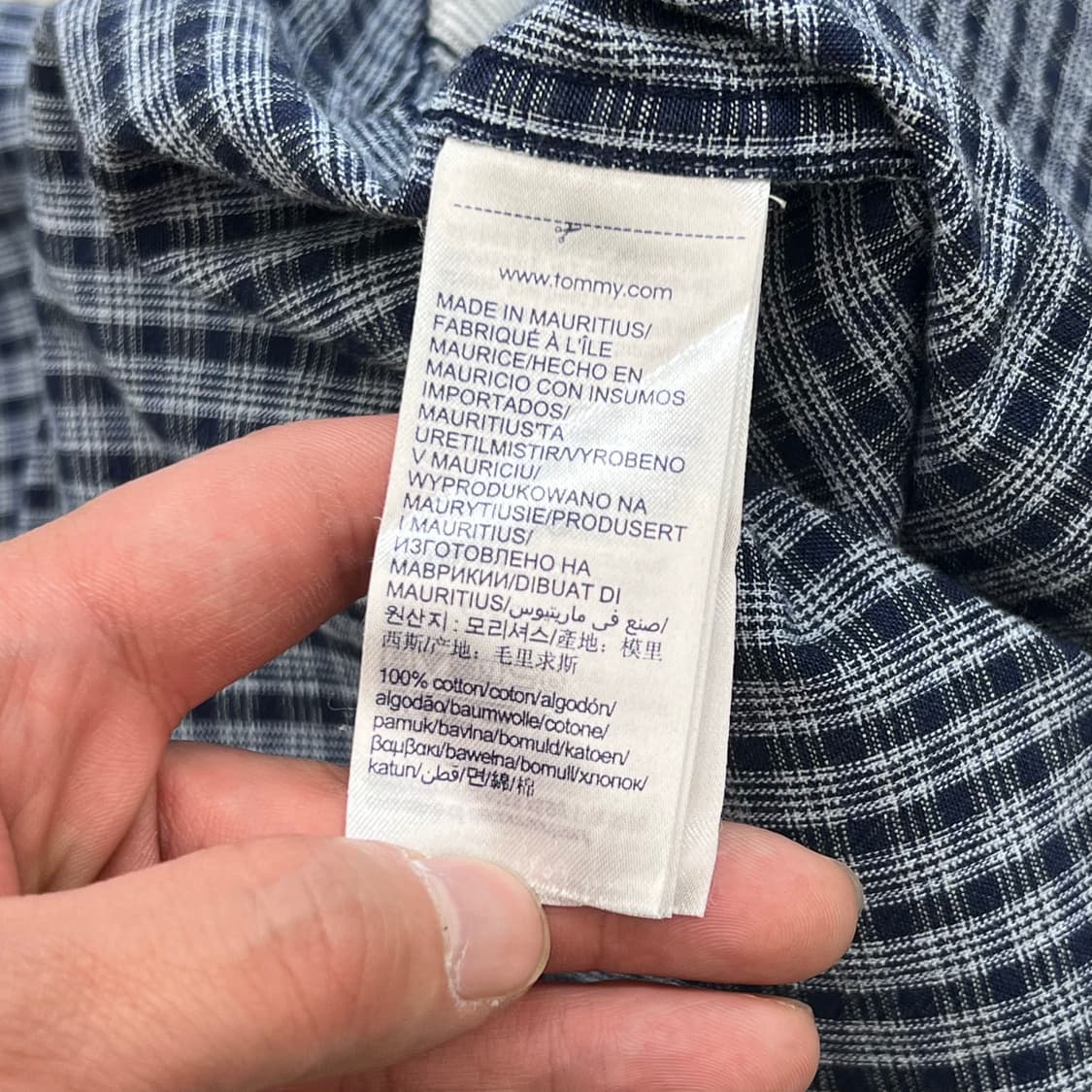 타미힐피거 체크 셔츠 r3449 상품이미지6