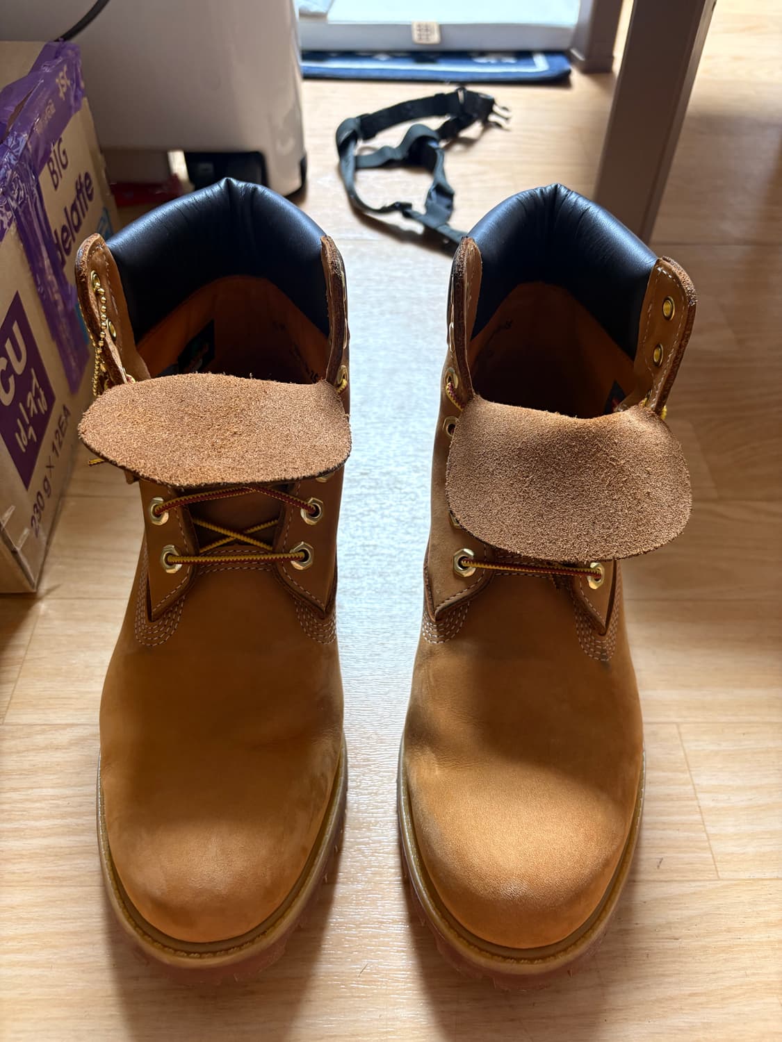 팀버랜드 프리미엄 6인치 워터프루프 부츠 위트 누벅 -와이드 상품이미지2