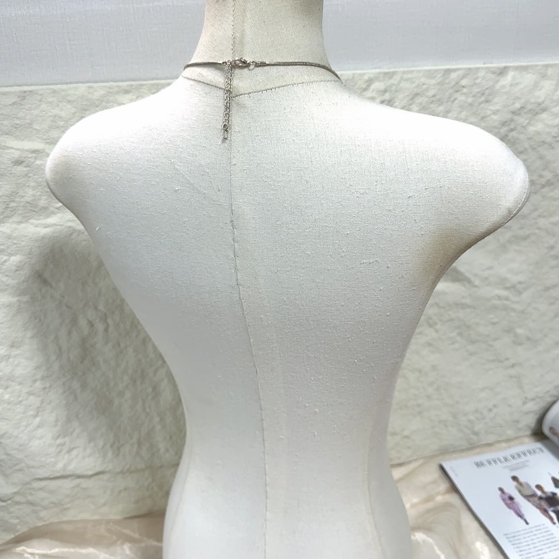 빈티지 레오바드 큐빅 링 스네크체인 목걸이 상품이미지3