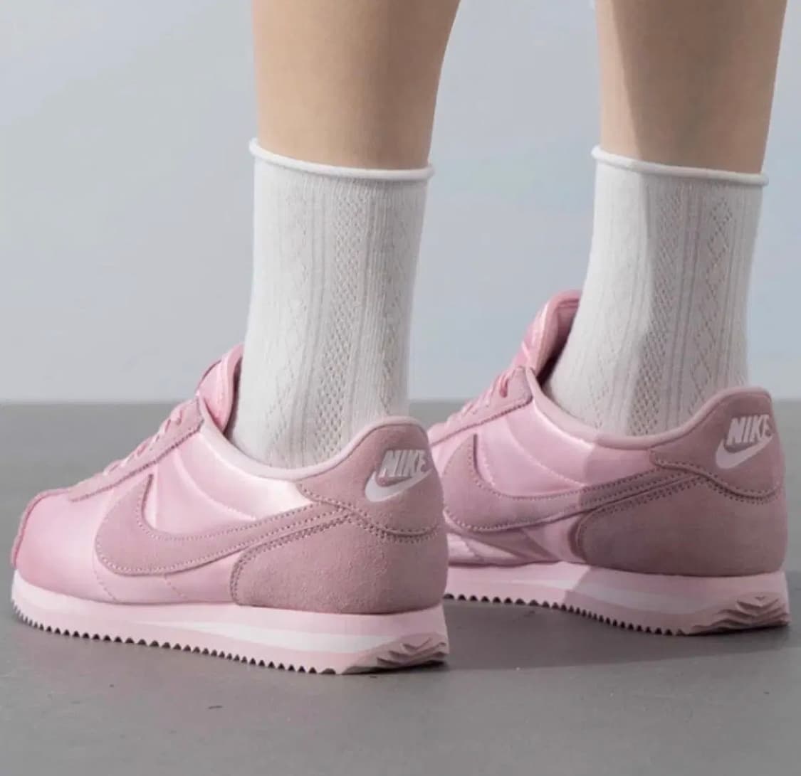 나이키우먼스코르테즈 발레코어스니커즈 베이비핑크운동화아디다스퓨마히메갸루 상품이미지6