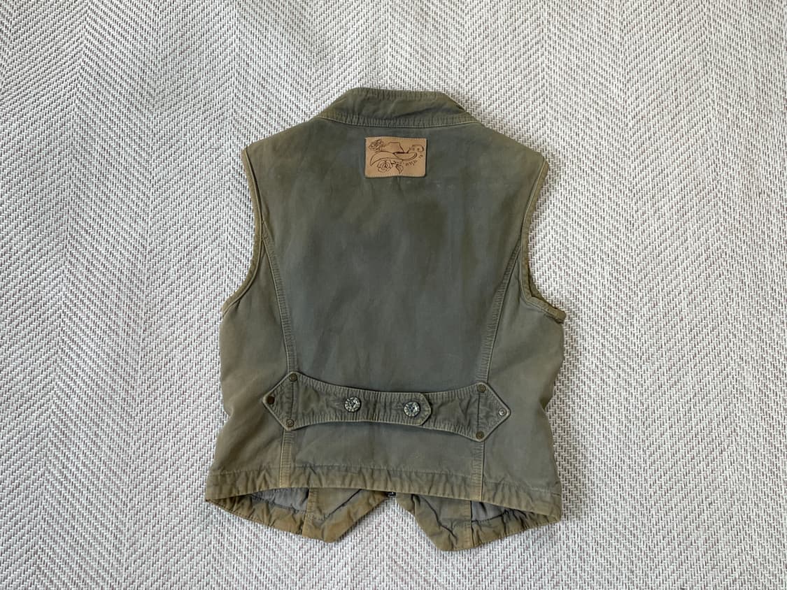 DIESEL 디젤 워크 유틸리티 코튼 벨티드 베스트 J03365 상품이미지7