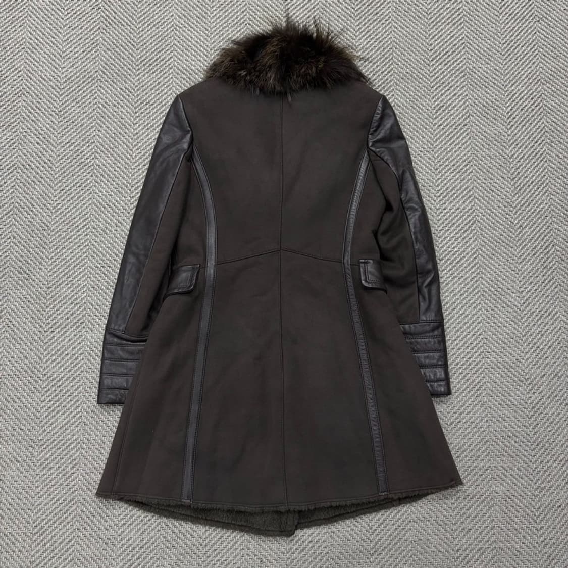 아르덴미즈 리얼퍼 레더 코트 v1963 상품이미지2